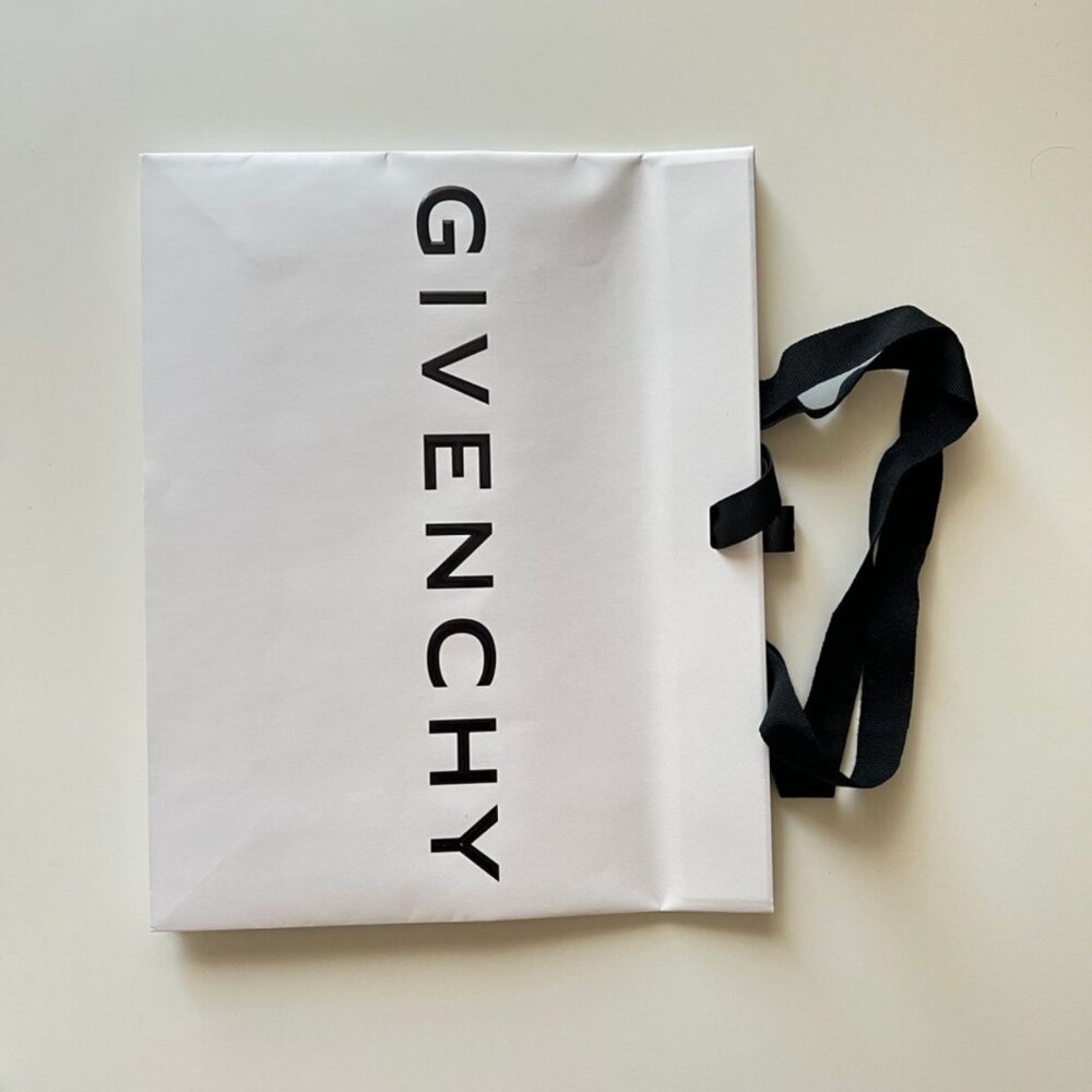 Givenchy shopping bag, empty paper bags Givenchy